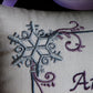 Snowflake Music Box Pillow -- Personalized Embroidered MUSICAL Keepsake