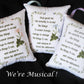 Serenity Prayer Music Box Pillow -- Personalized Embroidered MUSICAL Keepsake