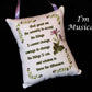 Serenity Prayer Music Box Pillow -- Personalized Embroidered MUSICAL Keepsake