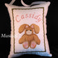 Stuffed Bunny Music Box Pillow -- Personalized Embroidered MUSICAL Baby Keepsake