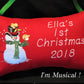 Snowman with Birds Music Box Pillow -- Personalized Embroidered MUSICAL Baby Keepsake -- Baby's First Christmas