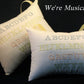 Baby Alphabet Music Box Pillow -- Personalized Embroidered MUSICAL Keepsake