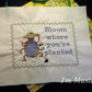 Garden Bug Music Box Pillow -- Personalized Embroidered MUSICAL Keepsake