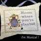 Garden Bug Music Box Pillow -- Personalized Embroidered MUSICAL Keepsake