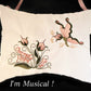 Courage Hope Cure Butterfly Music Box Pillow -- Personalized Embroidered MUSICAL Keepsake